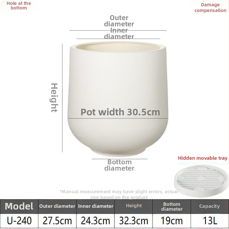 Dervos gėlių vazonas, grindų stovintis, mielas stilius, Ouhong prekės ženklas