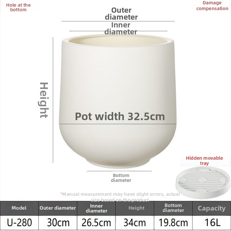 Dervos gėlių vazonas, grindų stovintis, mielas stilius, Ouhong prekės ženklas