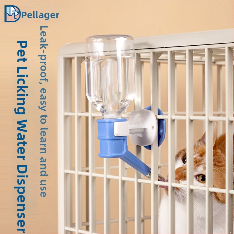 Pakārams dzīvnieku ūdens dozators ar bumbiņu – ABS, Dougez zīmols, 72 vienības, privātais zīmols licencēts