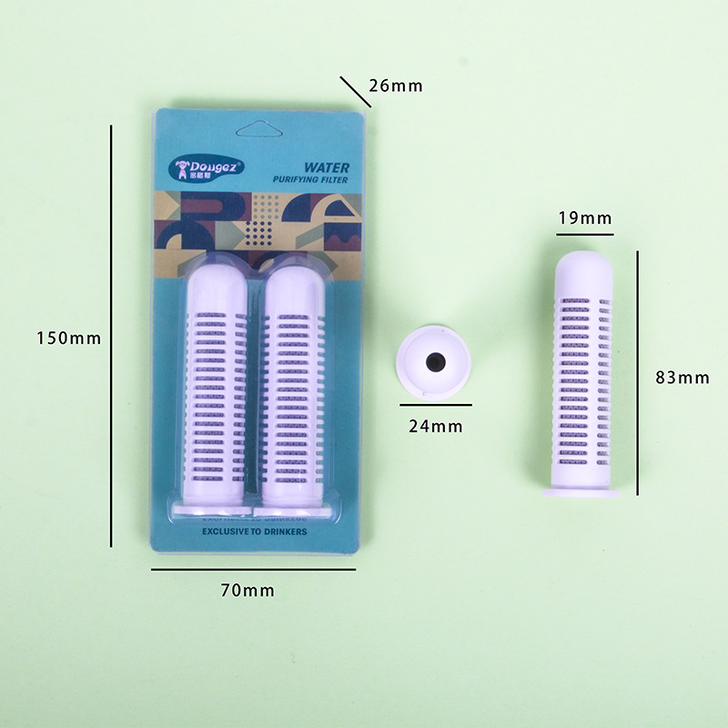Pakārams dzīvnieku ūdens dozators ar bumbiņu – ABS, Dougez zīmols, 72 vienības, privātais zīmols licencēts