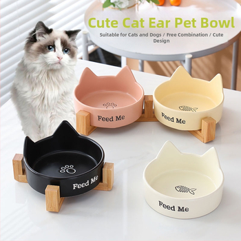 Bol ceramic pentru pisici – vas pentru mâncare și apă
