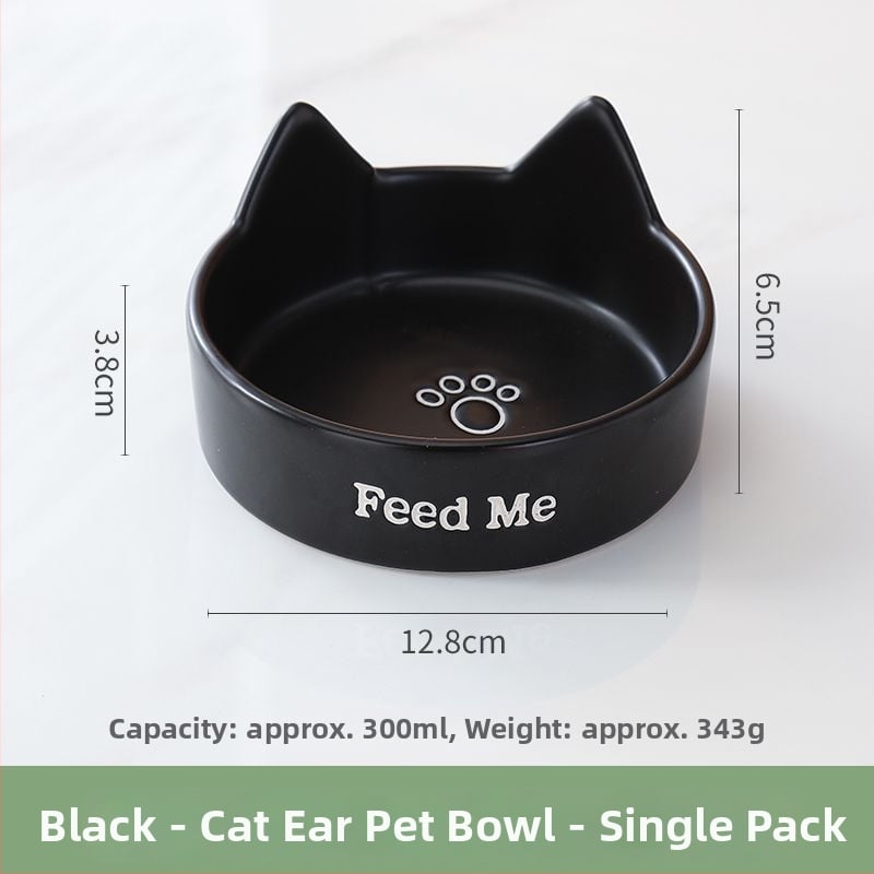 Bol ceramic pentru pisici – vas pentru mâncare și apă