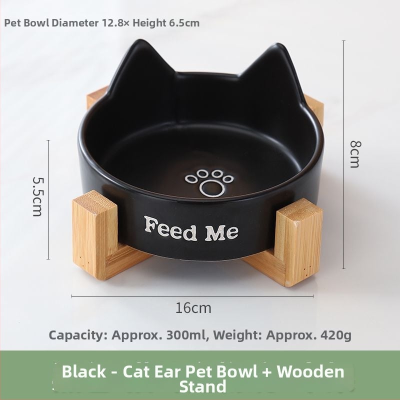 Bol ceramic pentru pisici – vas pentru mâncare și apă