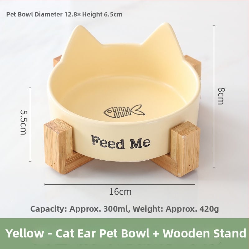 Bol ceramic pentru pisici – vas pentru mâncare și apă