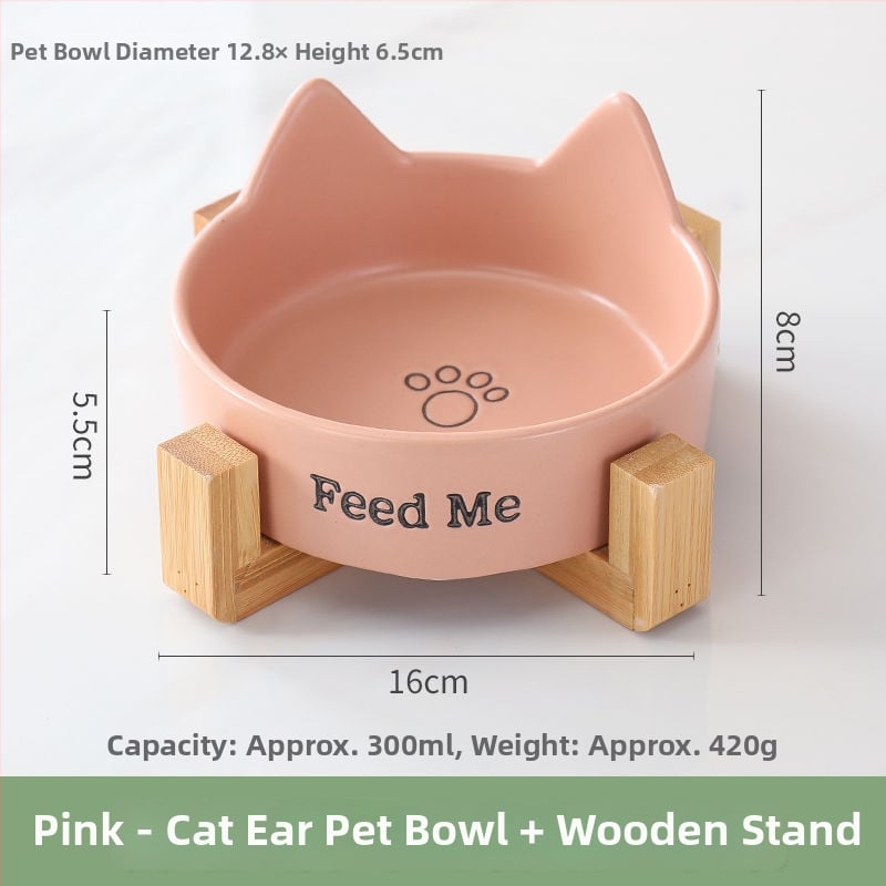 Bol ceramic pentru pisici – vas pentru mâncare și apă