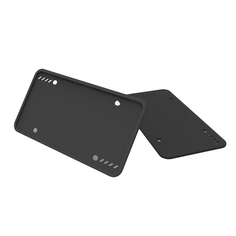 Silīkona numura zīmju rāmis, taisnstūra turētājs Zuohui