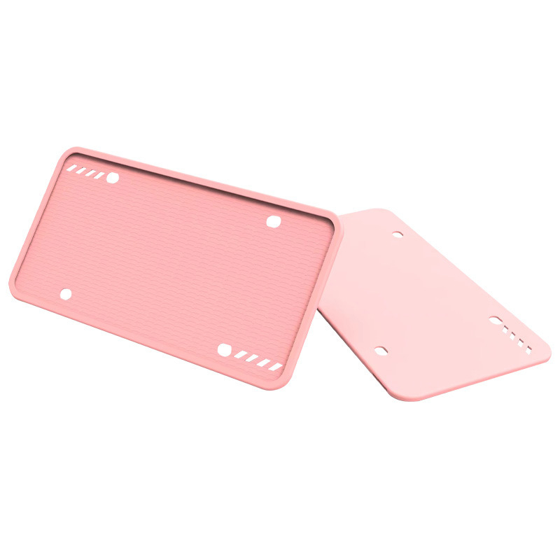 Silīkona numura zīmju rāmis, taisnstūra turētājs Zuohui