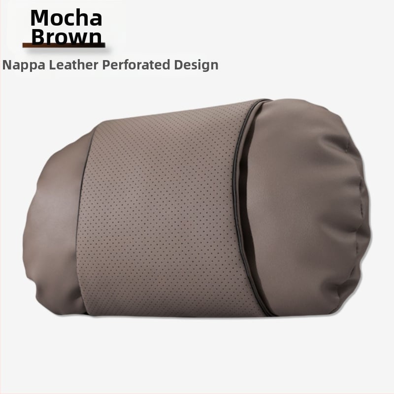 Automašīnas galvas balsta spilvens ar Nappa ādu, pildījums no mākoņu kokvilnas, universāla saskaņošana, pielāgojams