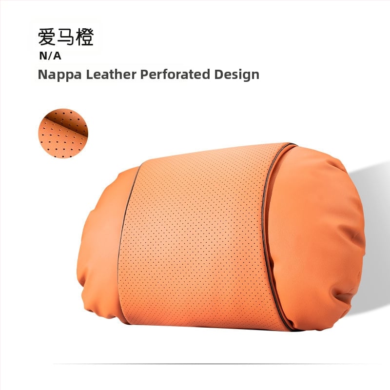 Automašīnas galvas balsta spilvens ar Nappa ādu, pildījums no mākoņu kokvilnas, universāla saskaņošana, pielāgojams