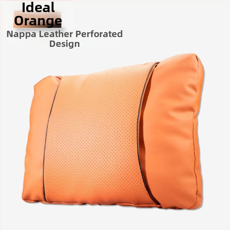 Automašīnas galvas balsta spilvens ar Nappa ādu, pildījums no mākoņu kokvilnas, universāla saskaņošana, pielāgojams