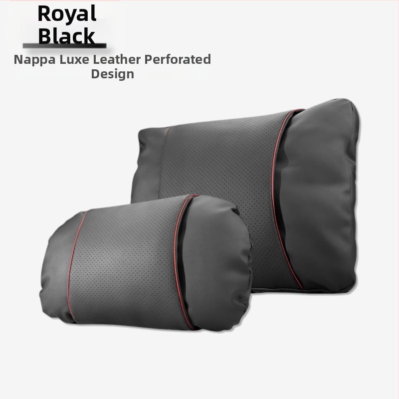 Automašīnas galvas balsta spilvens ar Nappa ādu, pildījums no mākoņu kokvilnas, universāla saskaņošana, pielāgojams
