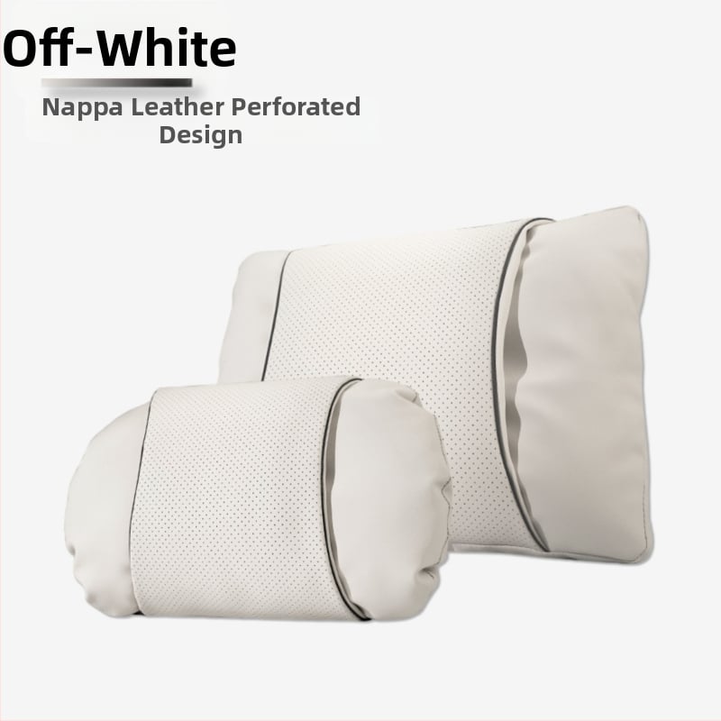 Automašīnas galvas balsta spilvens ar Nappa ādu, pildījums no mākoņu kokvilnas, universāla saskaņošana, pielāgojams