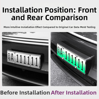 Tesla Model Y3/YL numerio rėmelis, montavimo priedas, be pritaikymo