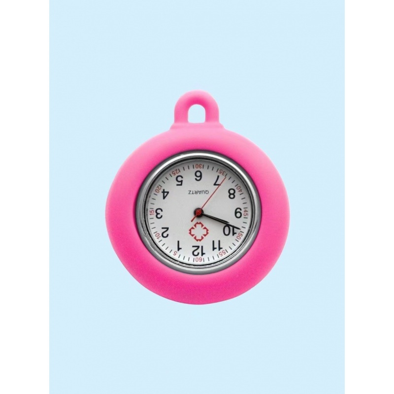 Okružni silikon sat za medicinske sestre s kvarcnim mehanizmom Z68, silikonska traka, vodootpornost 10 m, analogni zaslon