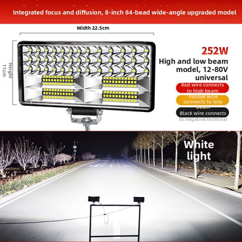 Kaevuri esilatern – kõrge heledusega difuusne kiirgus raske tehnika jaoks