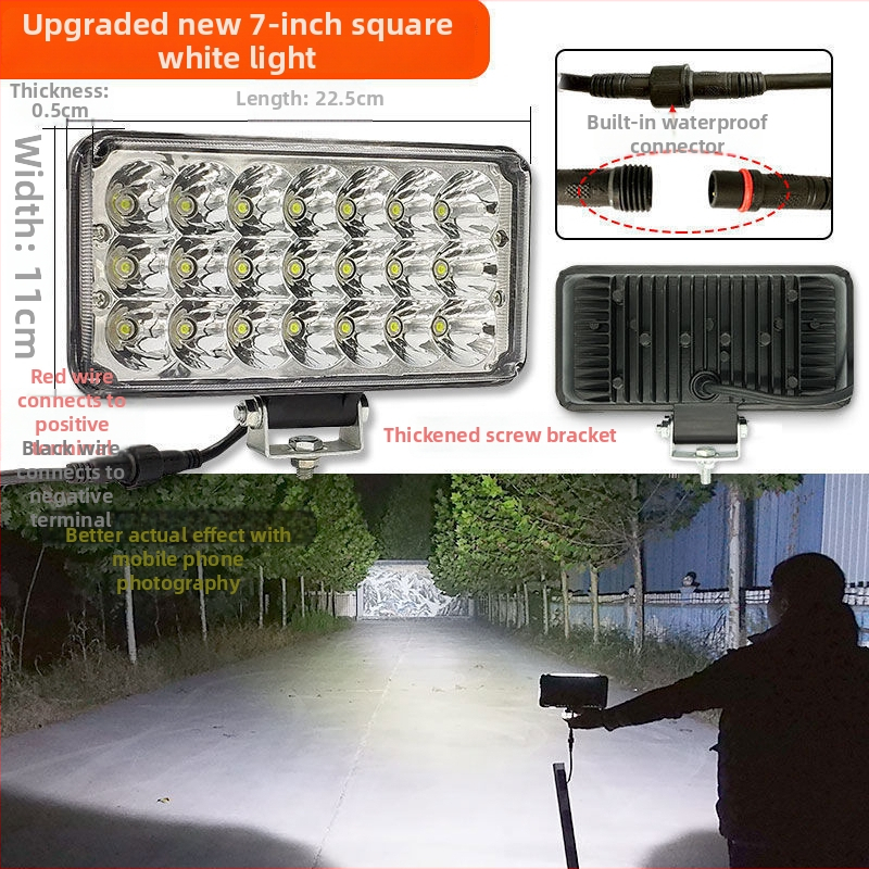 Kaevuri esilatern – kõrge heledusega difuusne kiirgus raske tehnika jaoks