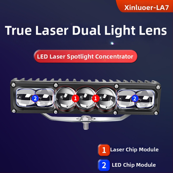 Auto LED lāzera prožektors – 100W LED, 12-60V, Modelis LA7, Alumīnija sakausējums, Der lielākajai daļai automašīnu un kravas automašīnu