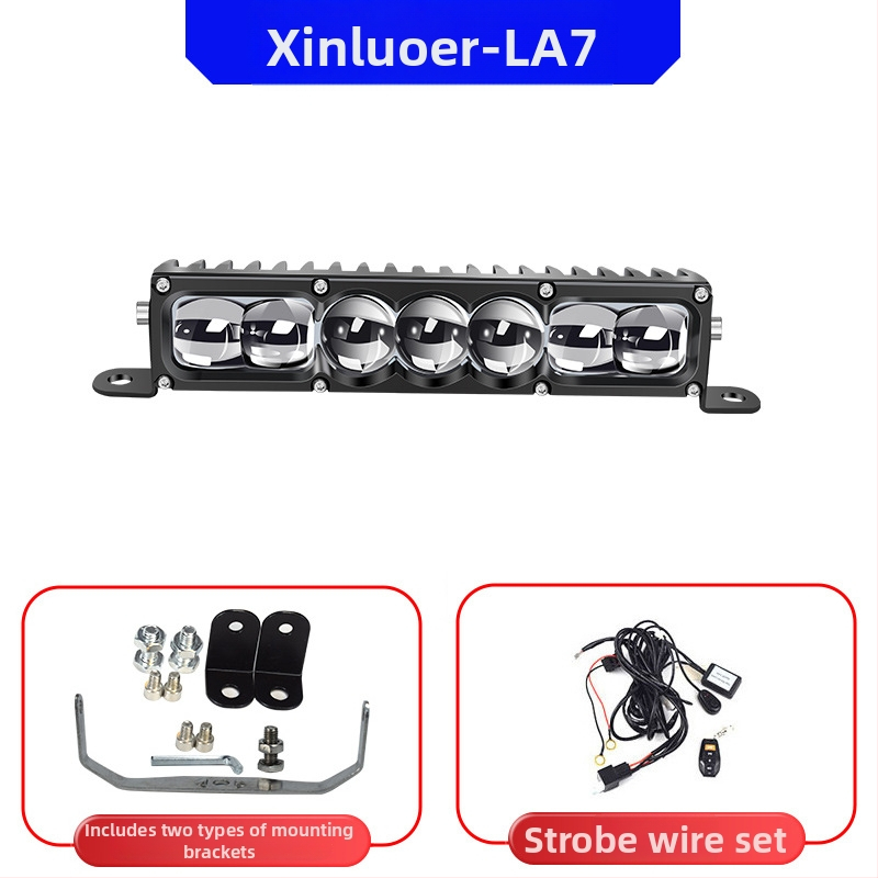 Auto LED lāzera prožektors – 100W LED, 12-60V, Modelis LA7, Alumīnija sakausējums, Der lielākajai daļai automašīnu un kravas automašīnu