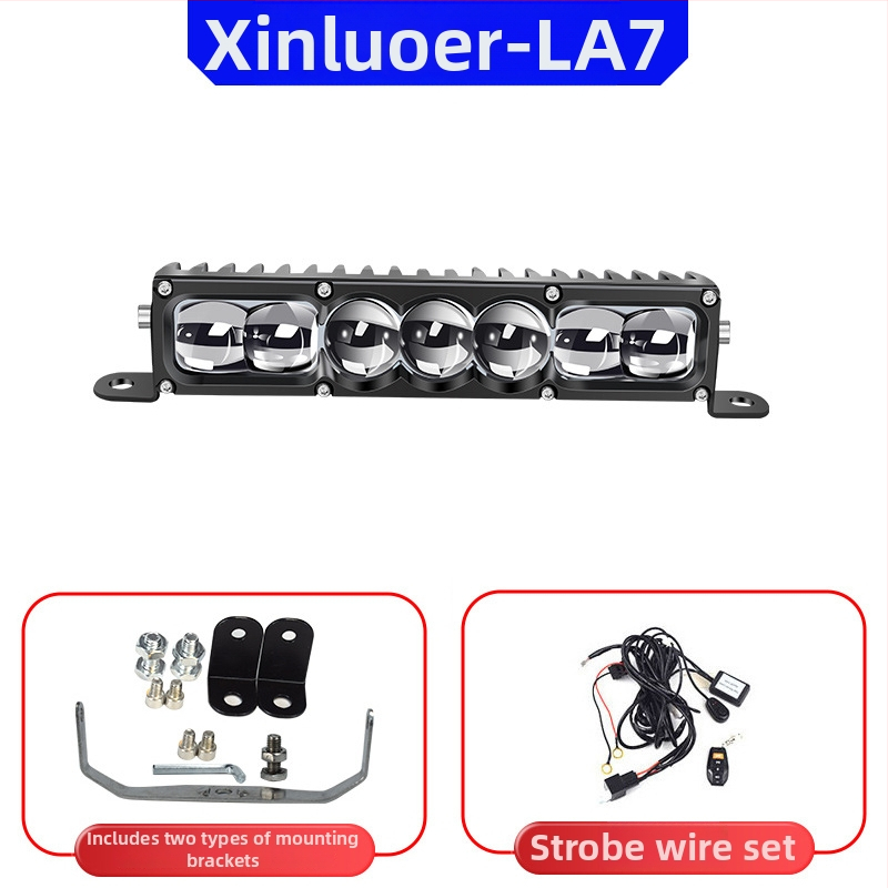 Auto LED lāzera prožektors – 100W LED, 12-60V, Modelis LA7, Alumīnija sakausējums, Der lielākajai daļai automašīnu un kravas automašīnu