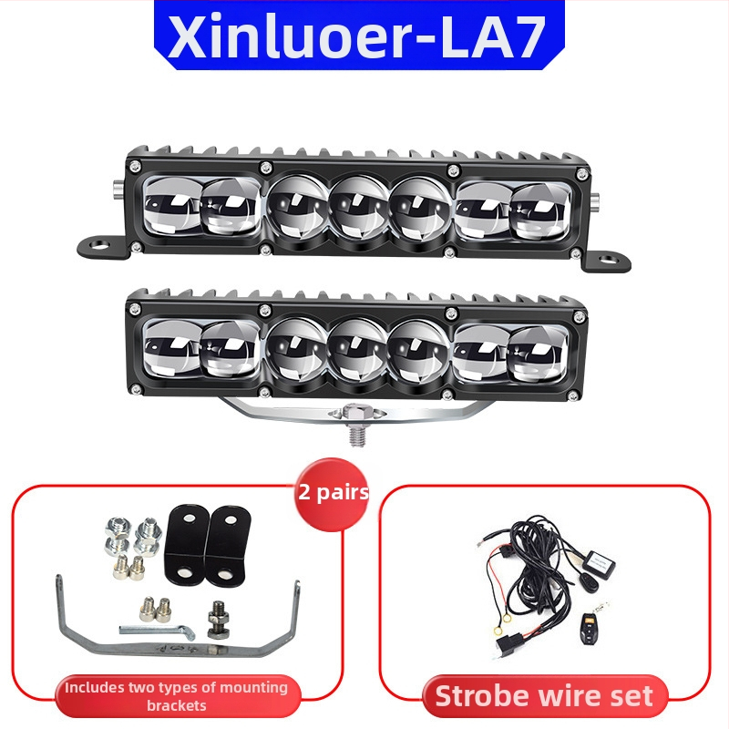 Auto LED lāzera prožektors – 100W LED, 12-60V, Modelis LA7, Alumīnija sakausējums, Der lielākajai daļai automašīnu un kravas automašīnu