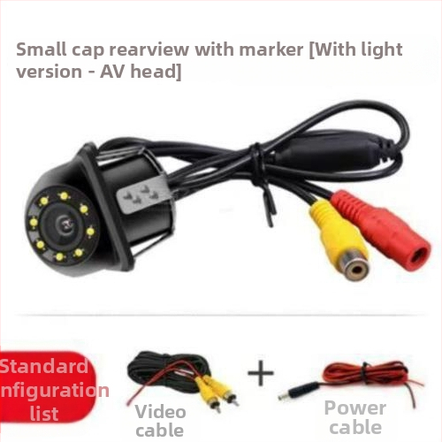 Universális autóba való hátsó kamera napellenzőre szerelve, éjszakai látás, HD, vízálló, CCD/AHD