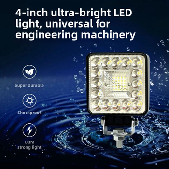 Priekšējā LED gaisma celtnei, 12V/24V prožektors