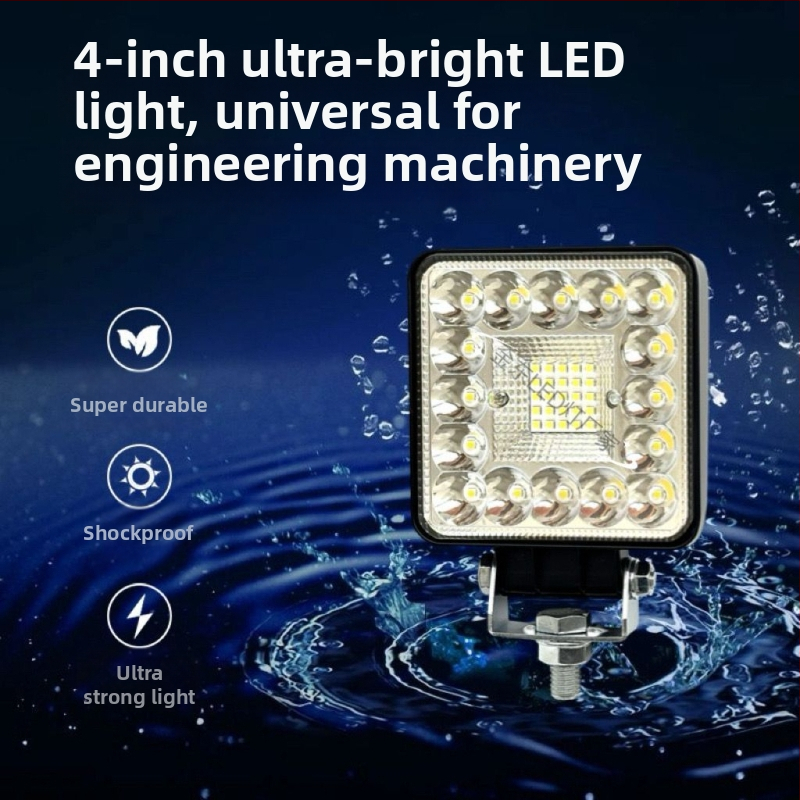 Priekšējā LED gaisma celtnei, 12V/24V prožektors