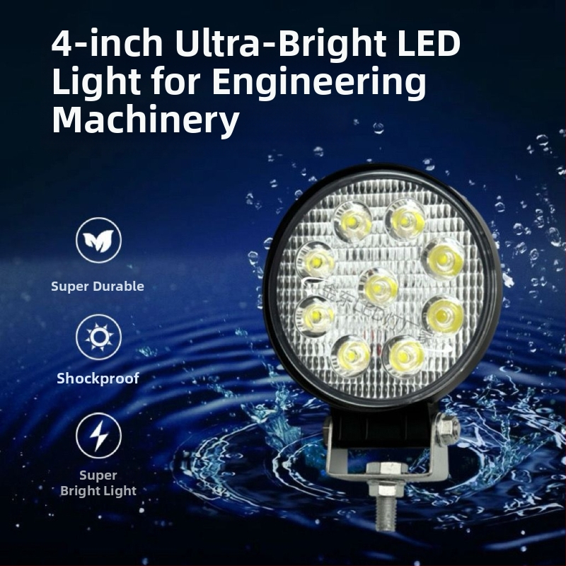 Priekšējā LED gaisma celtnei, 12V/24V prožektors