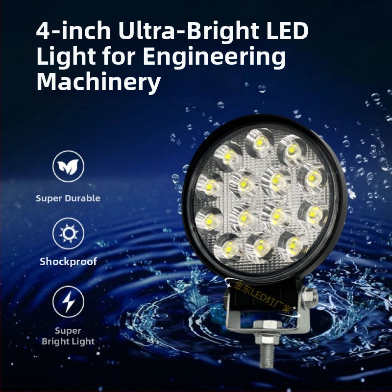 Priekšējā LED gaisma celtnei, 12V/24V prožektors