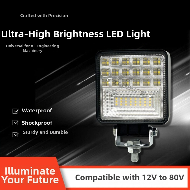 Priekšējā LED gaisma celtnei, 12V/24V prožektors