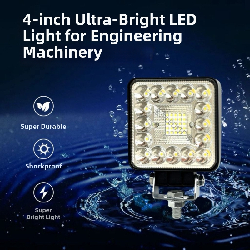 Priekšējā LED gaisma celtnei, 12V/24V prožektors