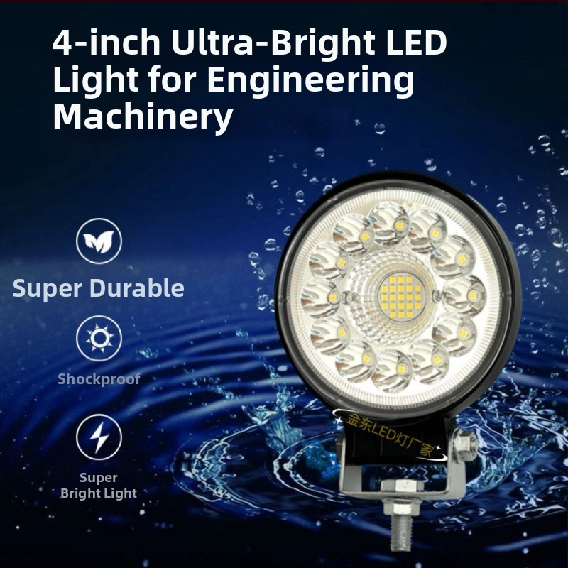 Priekšējā LED gaisma celtnei, 12V/24V prožektors