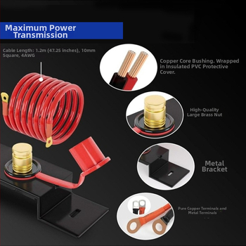 MT2441801 Akumulatora termināļa jumper stabs — kravas automobiļiem, RV, jahtām, traktoriem, zāles pļaujmašīnām — pielāgota ražošana