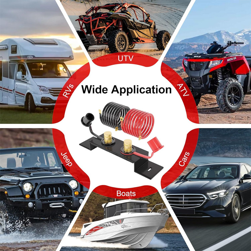 MT2441801 Akumulatora termināļa jumper stabs — kravas automobiļiem, RV, jahtām, traktoriem, zāles pļaujmašīnām — pielāgota ražošana