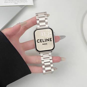 Curea de ceas din oțel inoxidabil pentru Huawei și Apple, cataramă pliabilă, lățime 20 mm, stil modern, lansare în 2025