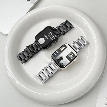 Curea de ceas din oțel inoxidabil pentru Huawei și Apple, cataramă pliabilă, lățime 20 mm, stil modern, lansare în 2025