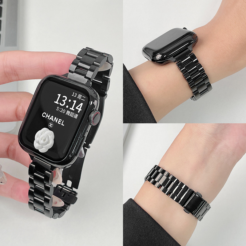 Curea de ceas din oțel inoxidabil pentru Huawei și Apple, cataramă pliabilă, lățime 20 mm, stil modern, lansare în 2025