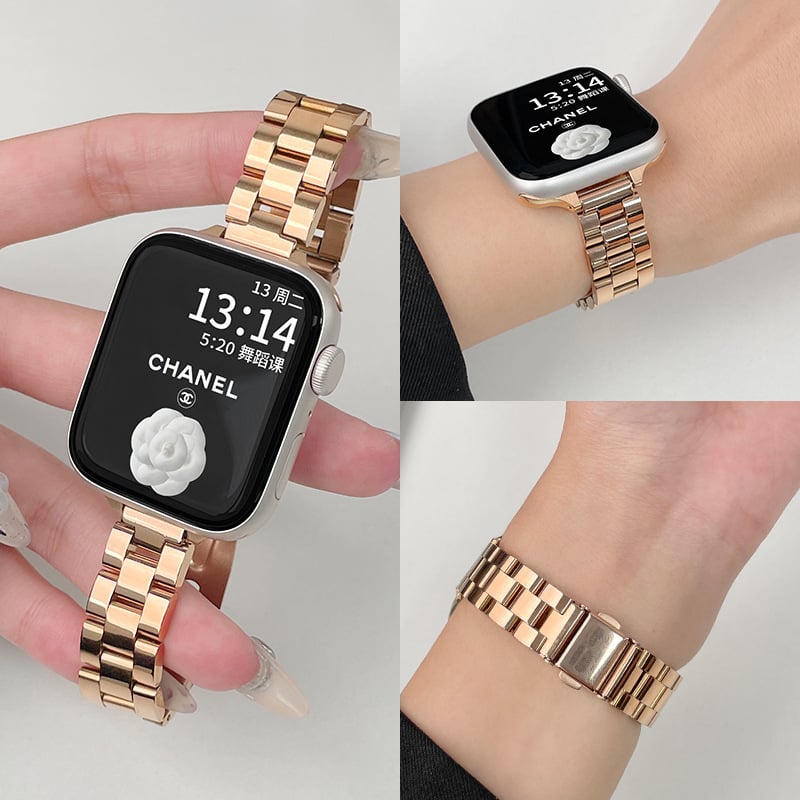 Curea de ceas din oțel inoxidabil pentru Huawei și Apple, cataramă pliabilă, lățime 20 mm, stil modern, lansare în 2025