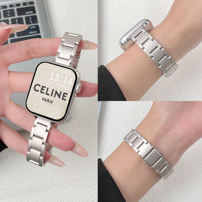 Curea de ceas din oțel inoxidabil pentru Huawei și Apple, cataramă pliabilă, lățime 20 mm, stil modern, lansare în 2025