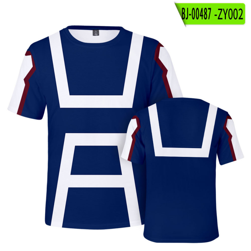 Дамска ежедневна тениска с къс ръкав, кръгло деколте и дизайн с печат — полиестерна материя