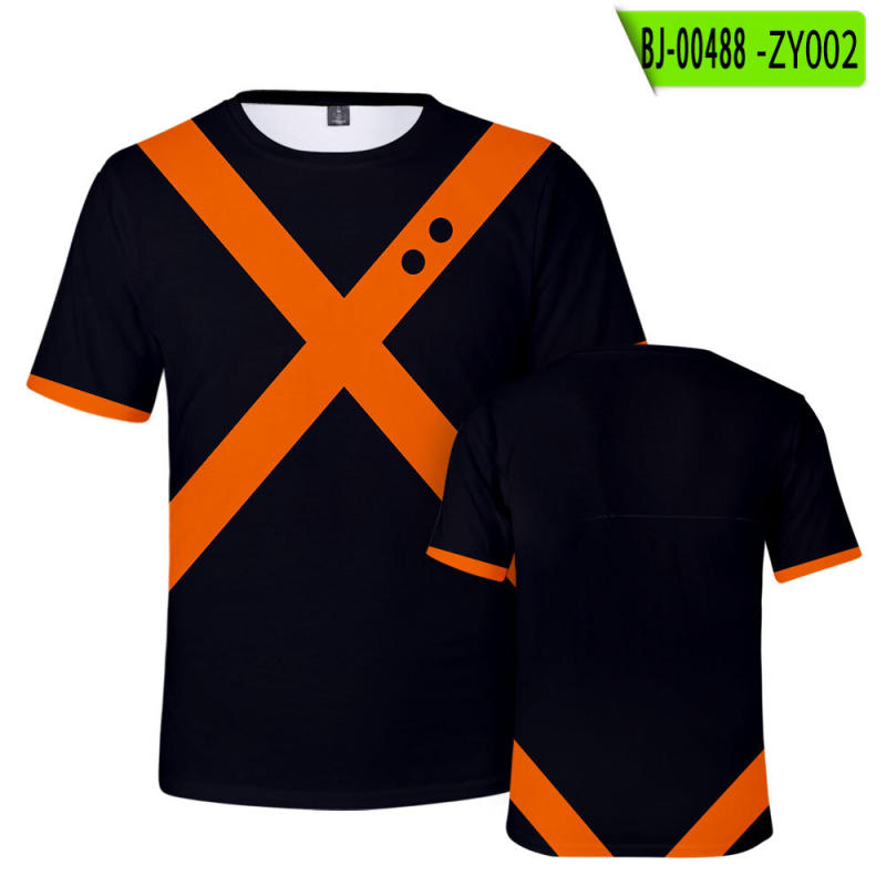 Дамска ежедневна тениска с къс ръкав, кръгло деколте и дизайн с печат — полиестерна материя