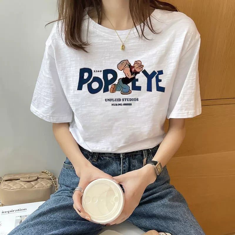 Тениска от slub памук с къси ръкави, женска, свободна кройка, 95%+ памук, кръгло деколте, летна колекция 2025