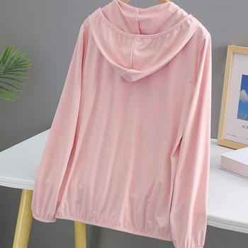 Sievietes UV aizsardzības vējjaka ar kapuci, ātri žūstoša, elpojoša poliester