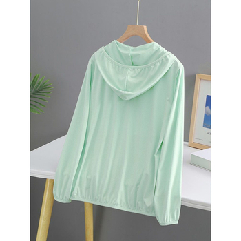 Sievietes UV aizsardzības vējjaka ar kapuci, ātri žūstoša, elpojoša poliester