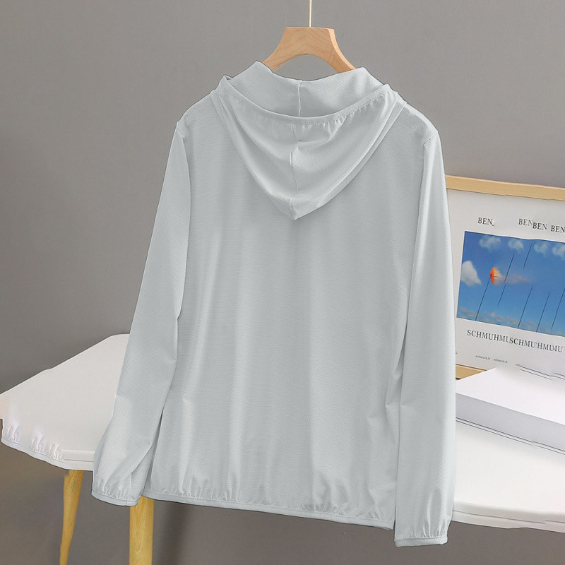 Sievietes UV aizsardzības vējjaka ar kapuci, ātri žūstoša, elpojoša poliester