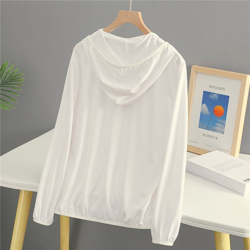 Sievietes UV aizsardzības vējjaka ar kapuci, ātri žūstoša, elpojoša poliester