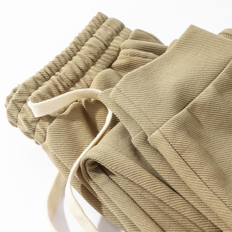 Vīriešu rudens-ziemas brīva piegriezuma sporta bikses ar taisnu piegriezumu, viduklis vidējā, bieza auduma, bambusa šķiedras, elpojošas (viduklis; bieza auduma; bambusa šķiedras; elpojošas)