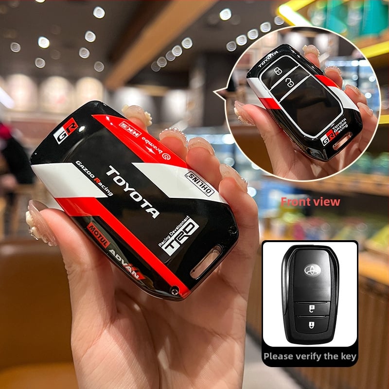 Toyota võtmeümbris Camry, Corolla, Levin, Avalon, Highlander, RAV4, CH-R mudelitele • ABS materjal • lihtne stiil