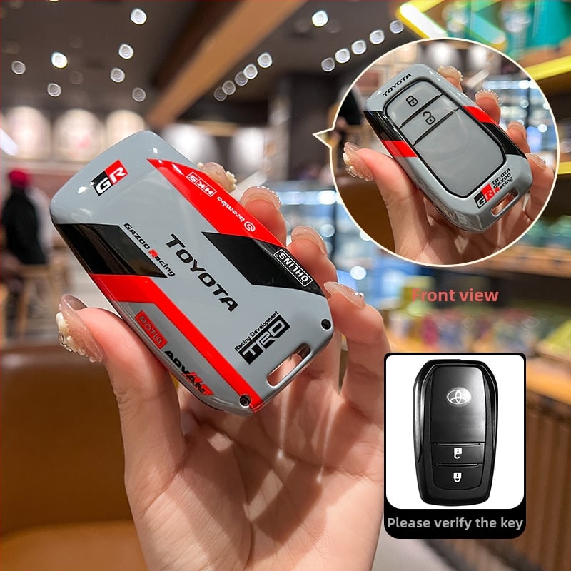 Toyota võtmeümbris Camry, Corolla, Levin, Avalon, Highlander, RAV4, CH-R mudelitele • ABS materjal • lihtne stiil