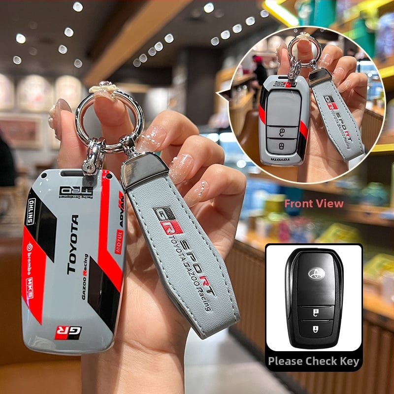 Toyota võtmeümbris Camry, Corolla, Levin, Avalon, Highlander, RAV4, CH-R mudelitele • ABS materjal • lihtne stiil